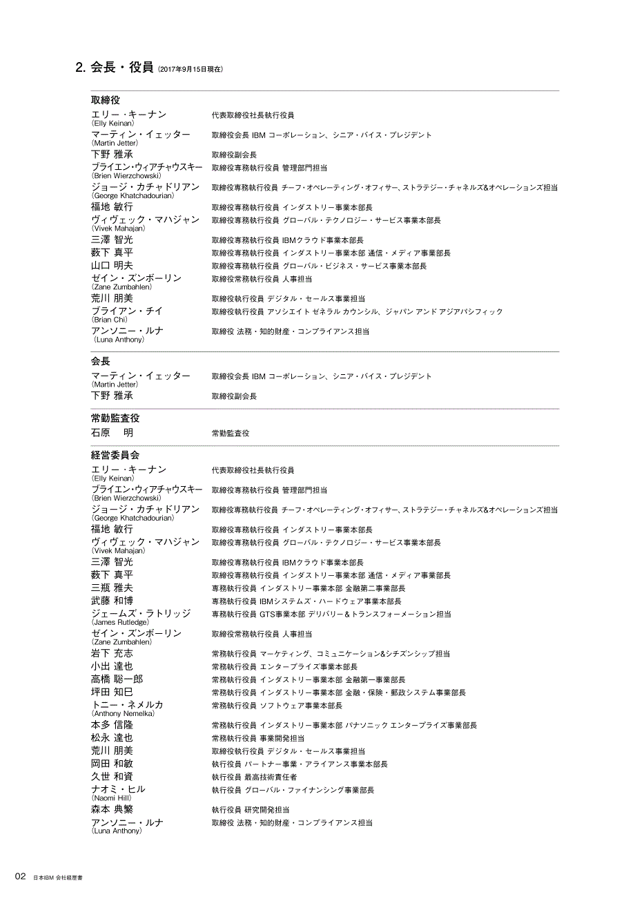 日本IBM会社経歴书_第4页