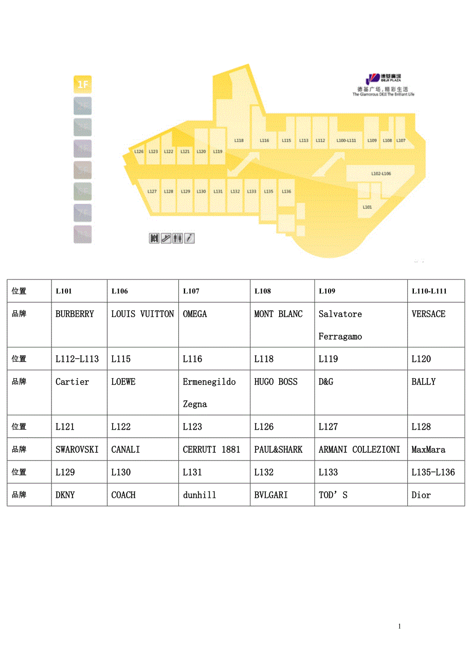 南京德基广场平面图_第1页