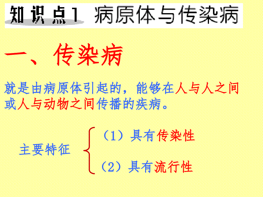 人教版九年级生物《传染病和免疫》复习课件_第4页