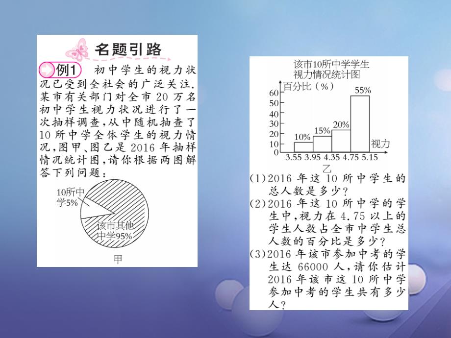 2017秋七年级数学上册5.1数据的收集与抽样第2课时抽样调查课件新版湘教版20170801489_第2页