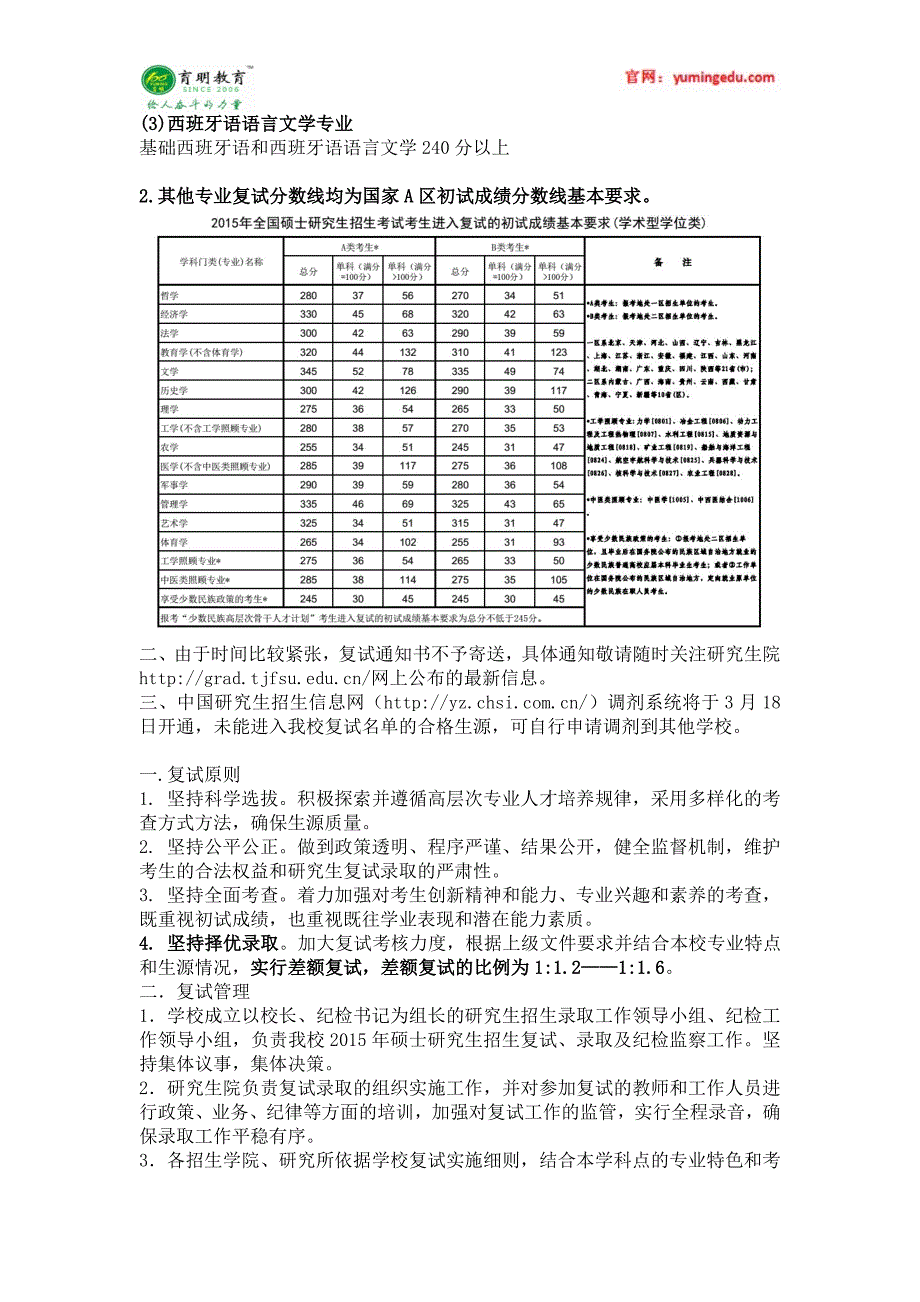 2016年天津外国语大学英语语言文学考研复试线 考研复试内容 考研复试辅导_第2页