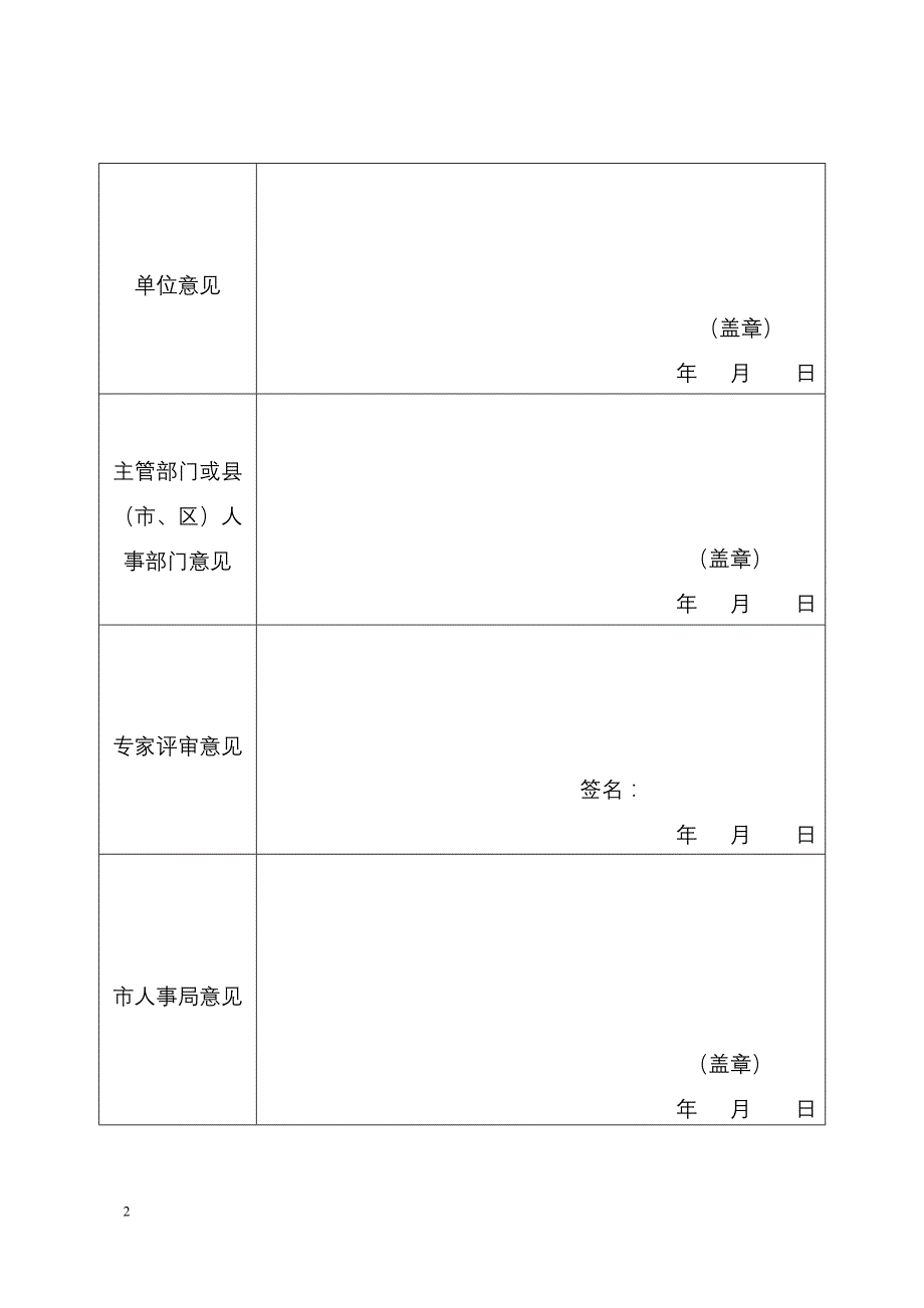 高层次人才创新技术项目重点资助经费申请表_第2页