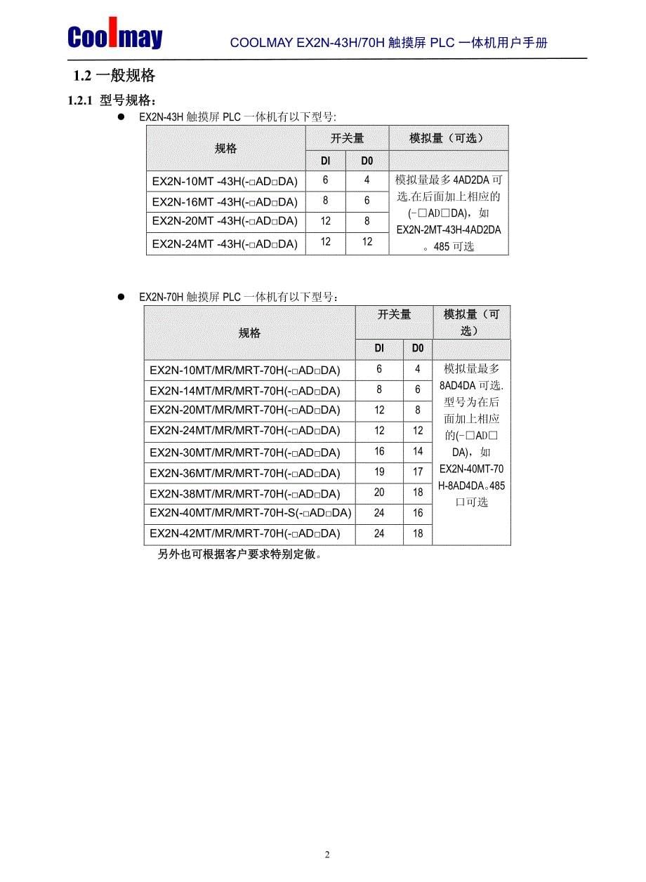 顾美科技触摸屏plc一体机用户手册_第5页