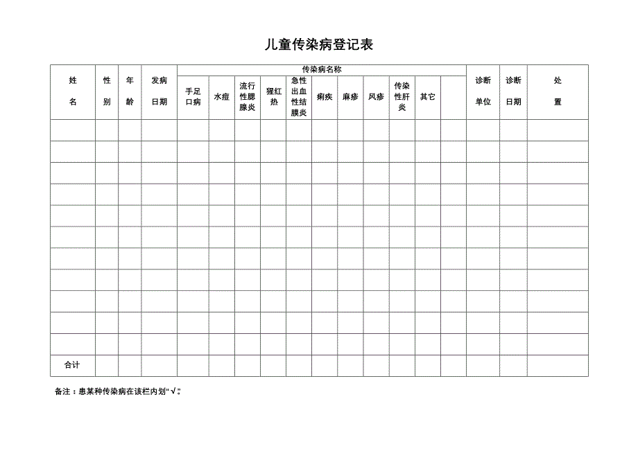 儿童卫生保健工作记录表册_第4页