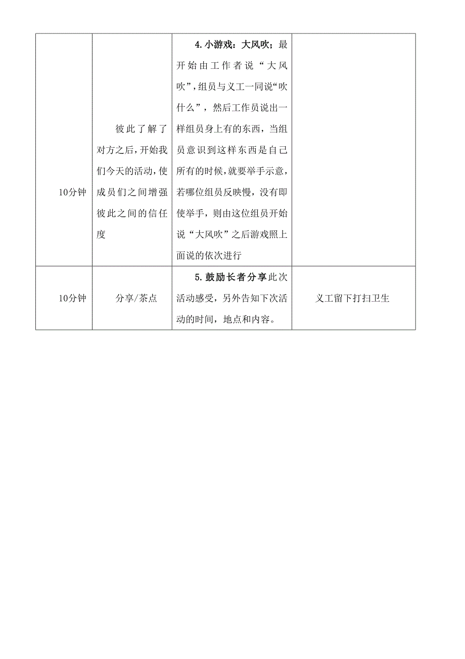 长者(老年人)社交康乐小组活动计划书_第3页