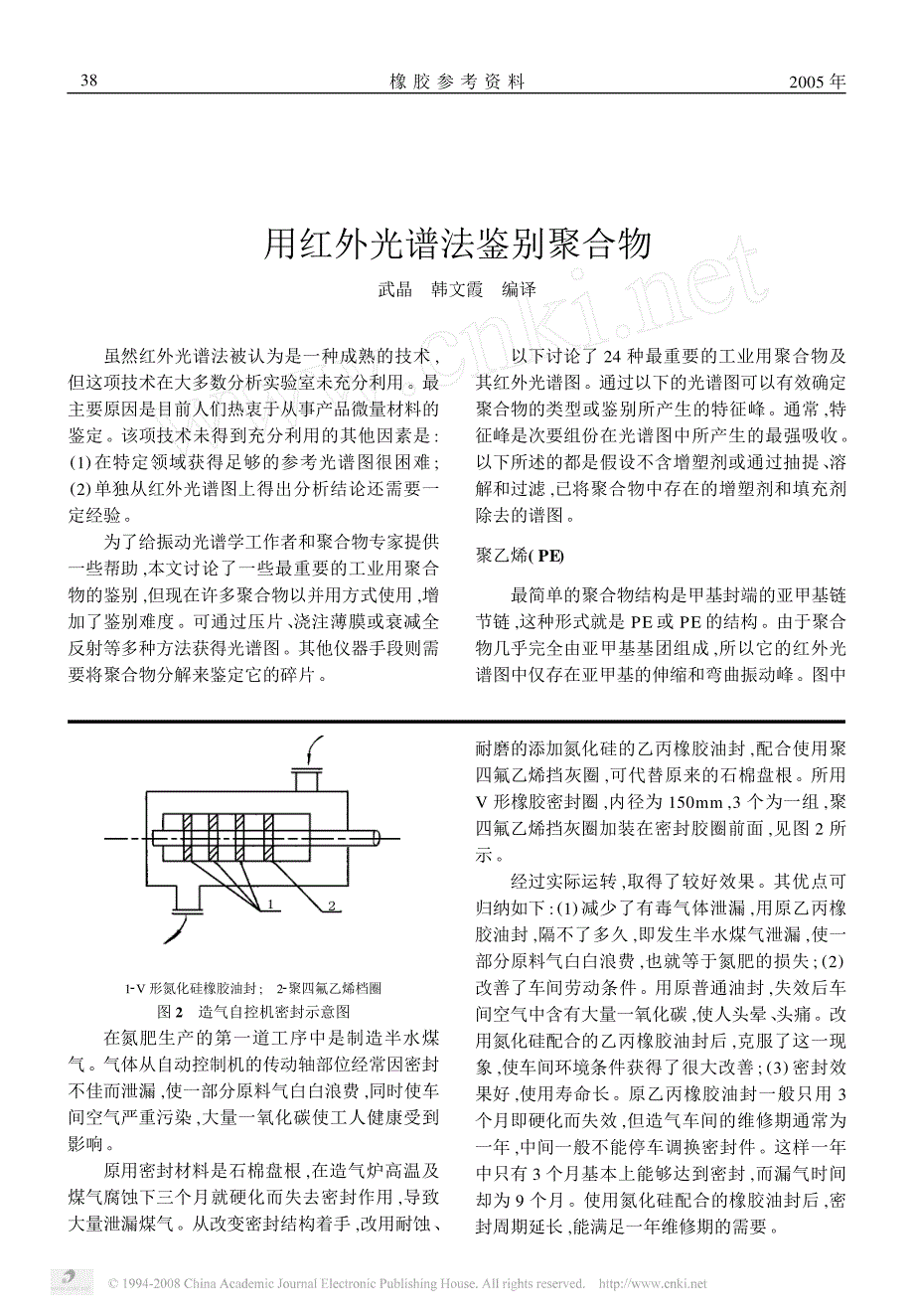 用红外光谱法鉴别聚合物_第1页