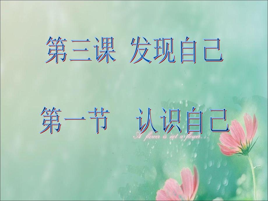 部编版七年级《道德与法治》上册3.1《认识自己》课件(共19张)_第2页