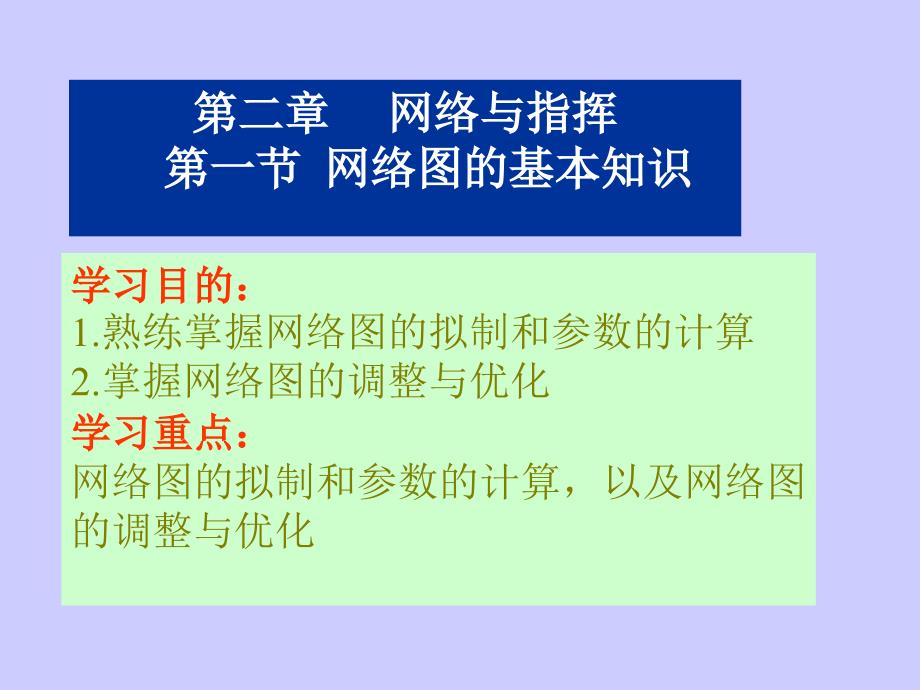 军事运筹学---网络图的基本知识-2_第1页