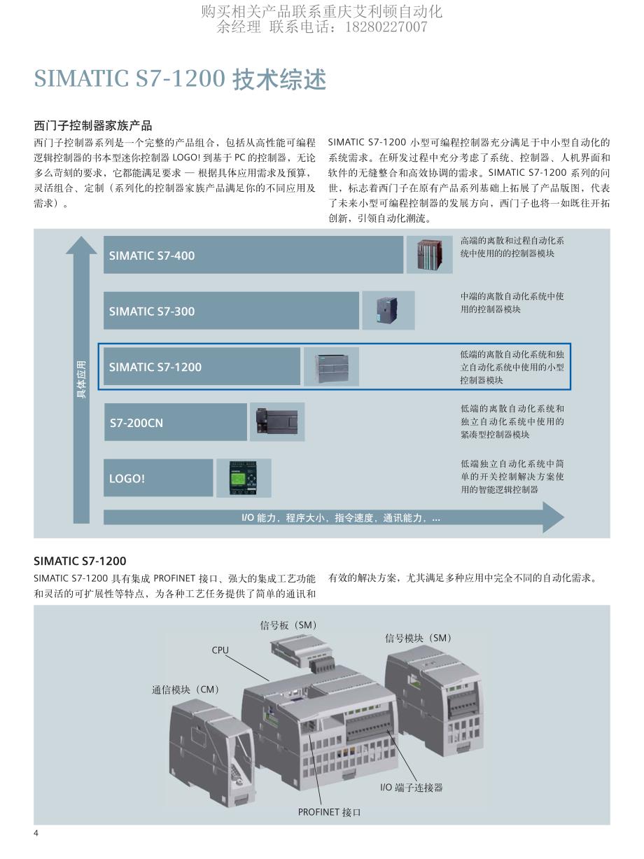 西门子s7-1200 plc产品样本_第3页