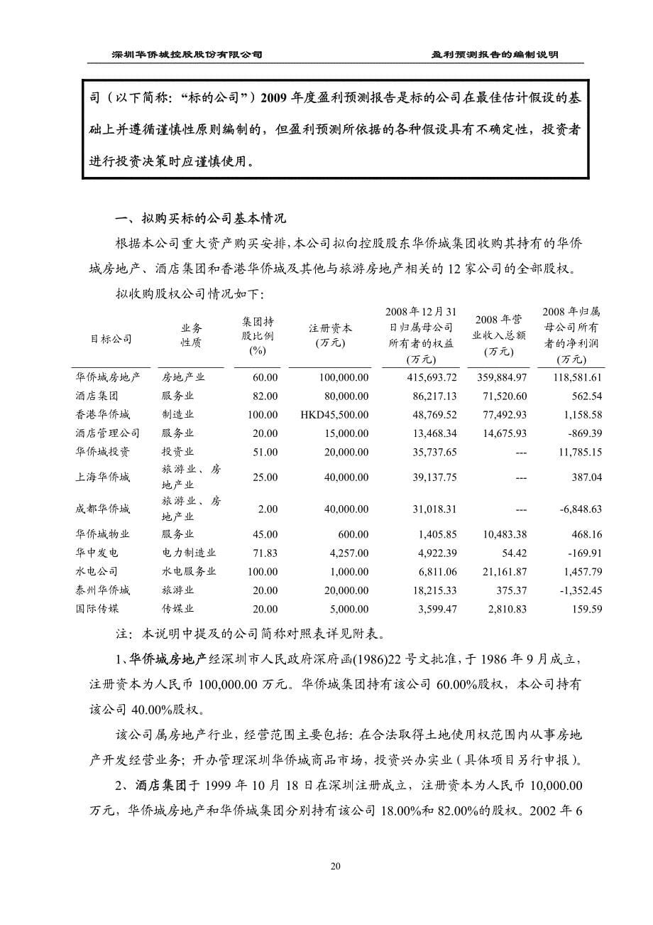 深圳华侨城控股股份有限公司_第5页