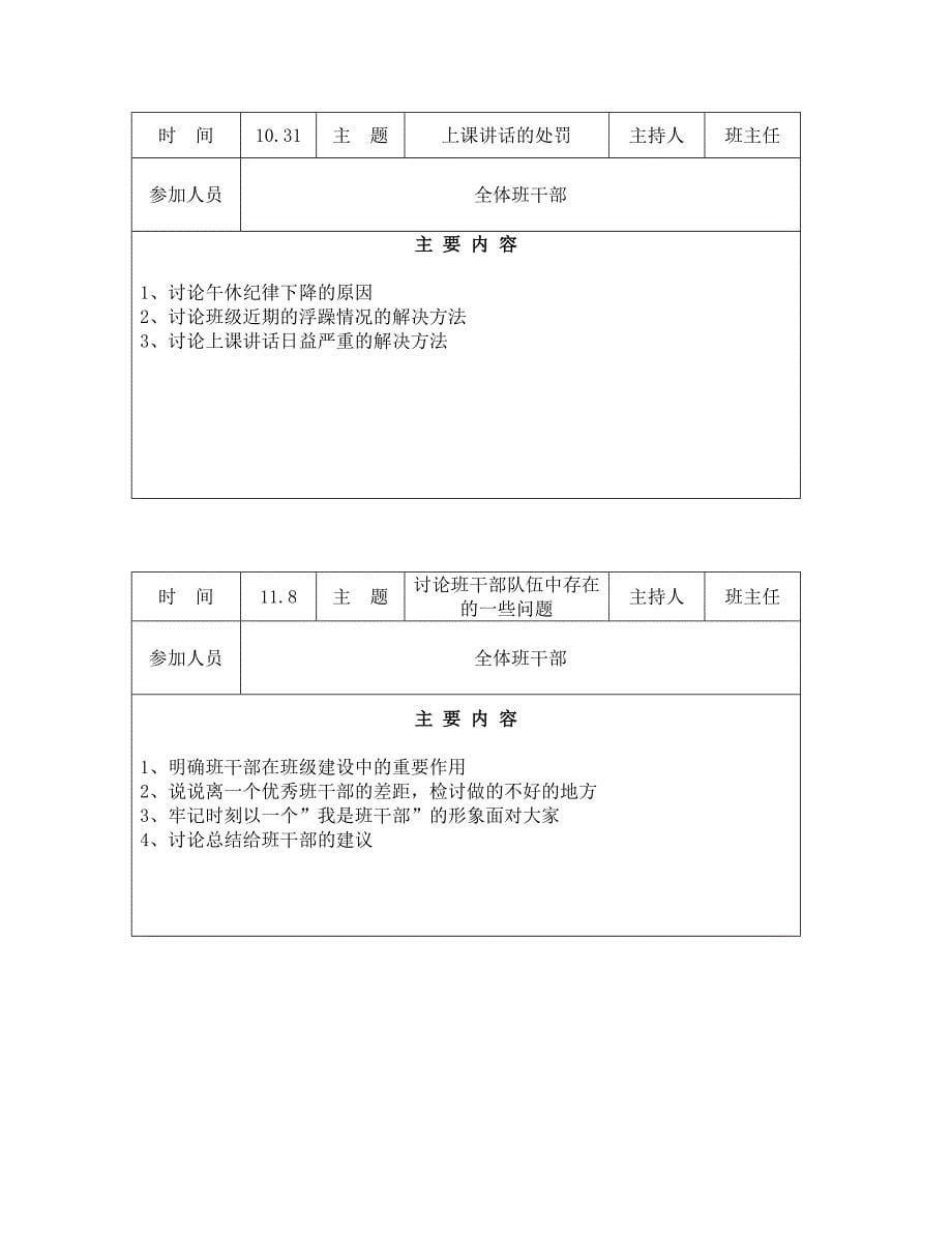 五(2)班班干部谈话记录_第5页