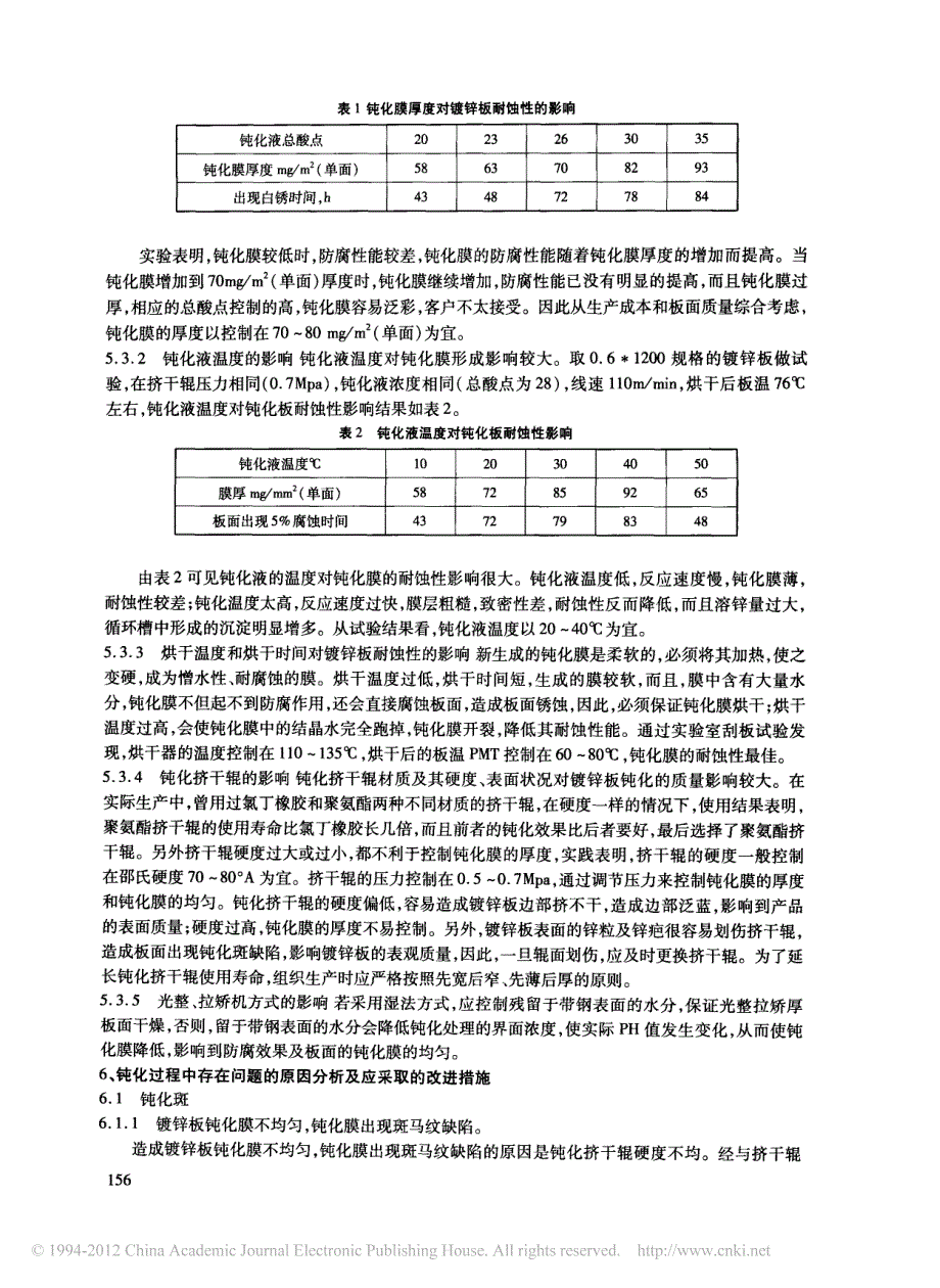 连续热镀锌板三价铬环保钝化处理工艺探讨_第4页