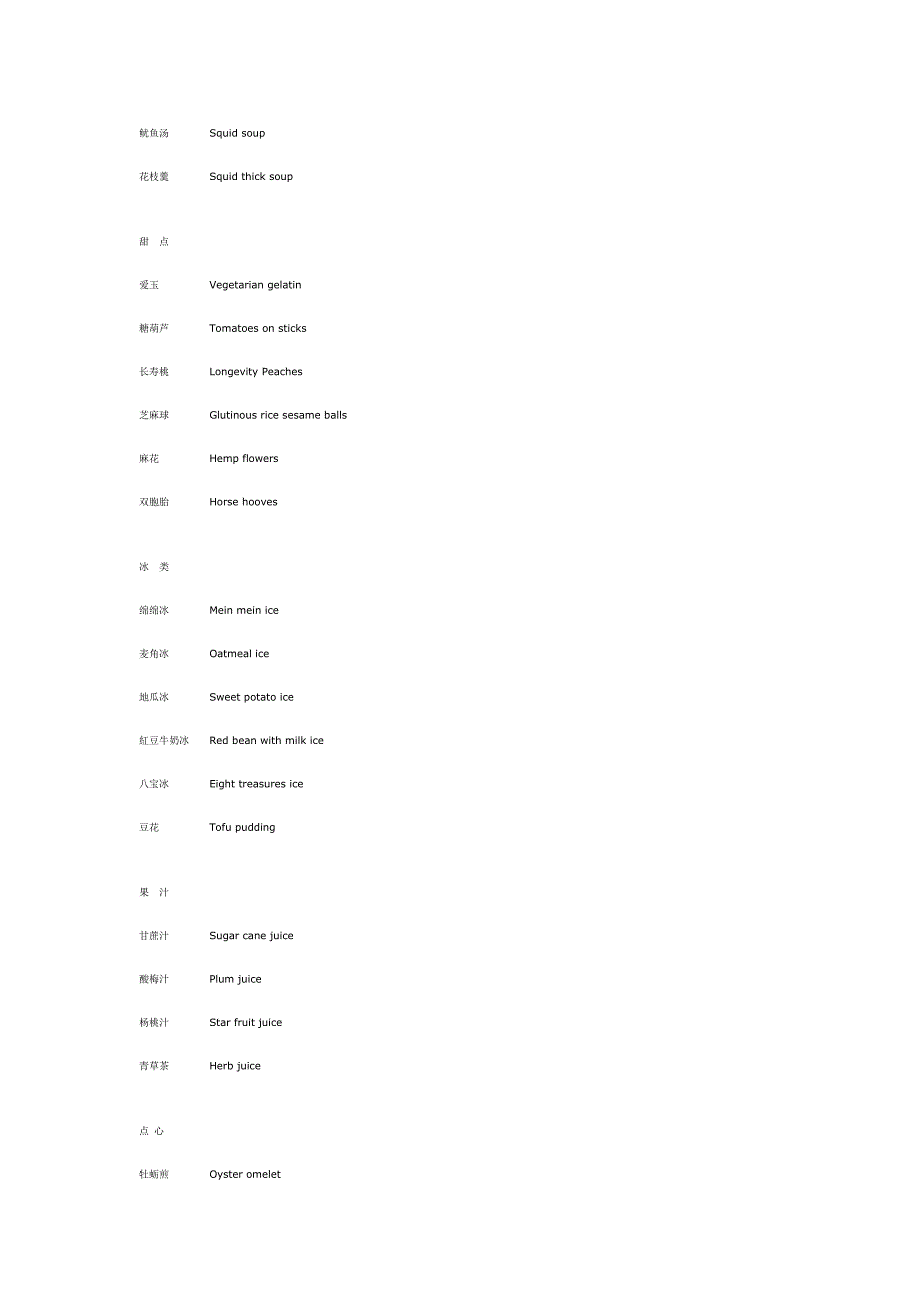 中国特色小吃词汇1_第3页