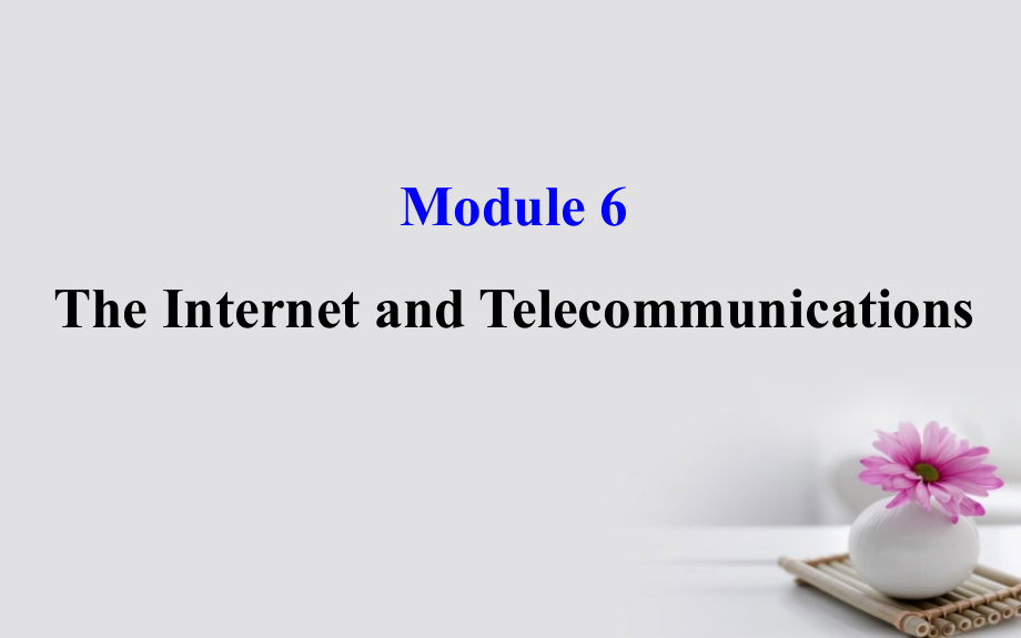 2018年高考英语一轮复习 module 6 the tang poems the internet and telecommunications课件 外研版必修1_第1页