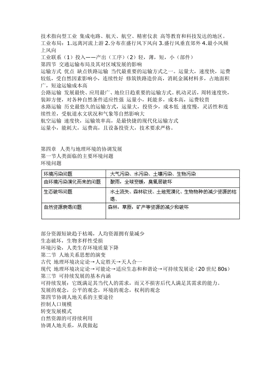 高中地理必修二知识点归纳_第4页