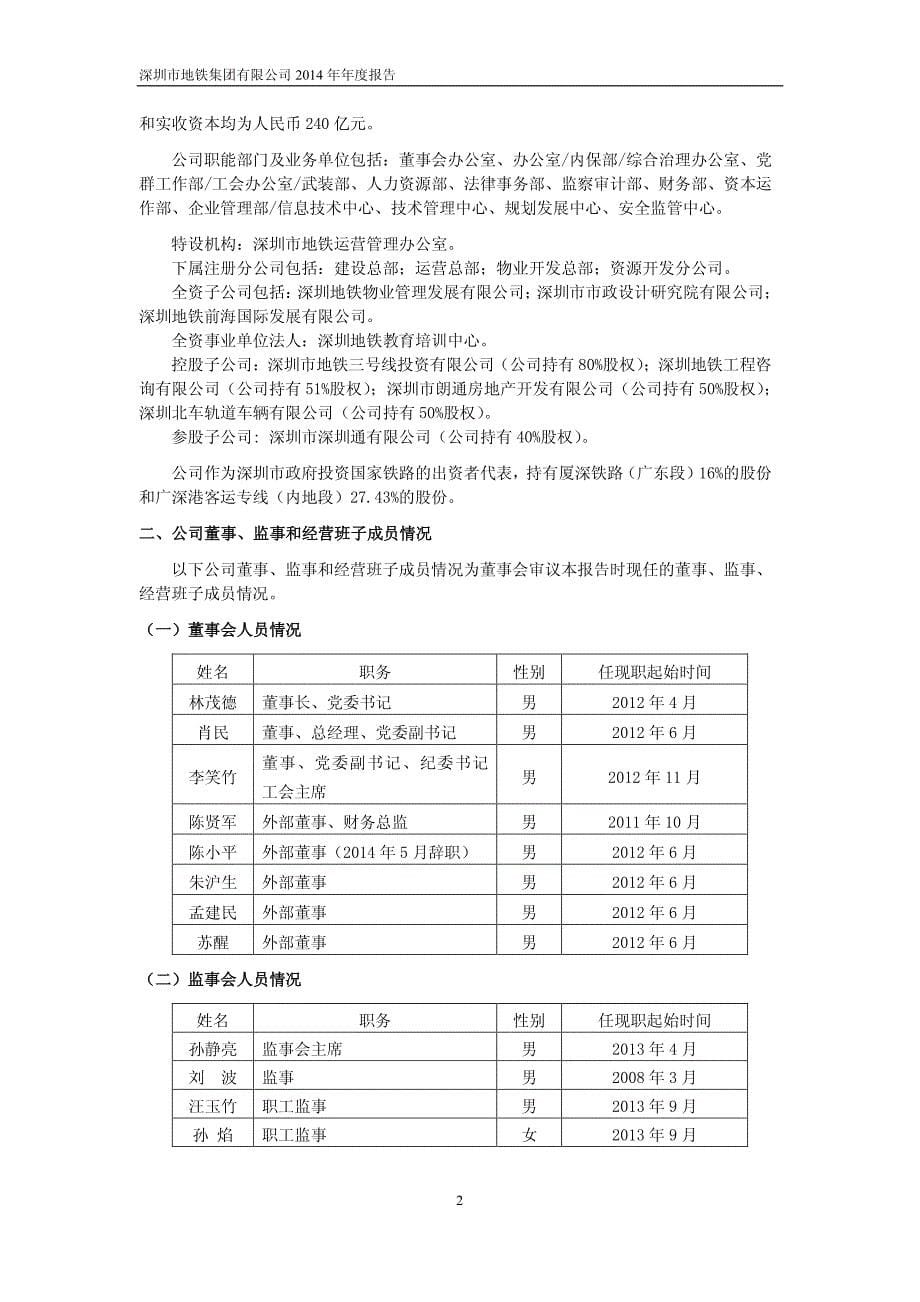 深圳市地铁集团有限公司_第5页