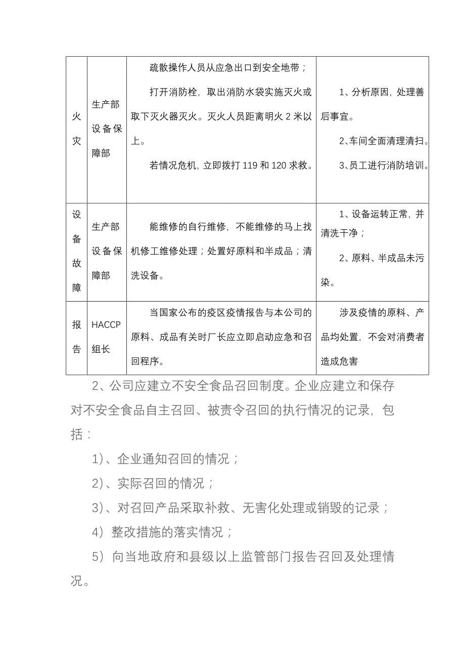 茶叶公司食品安全事故应急处理制度_第2页