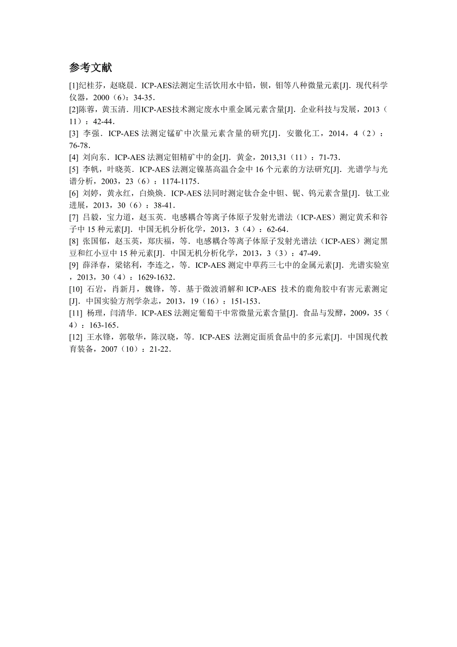 icp-aes分析技术应用研究进展_第3页