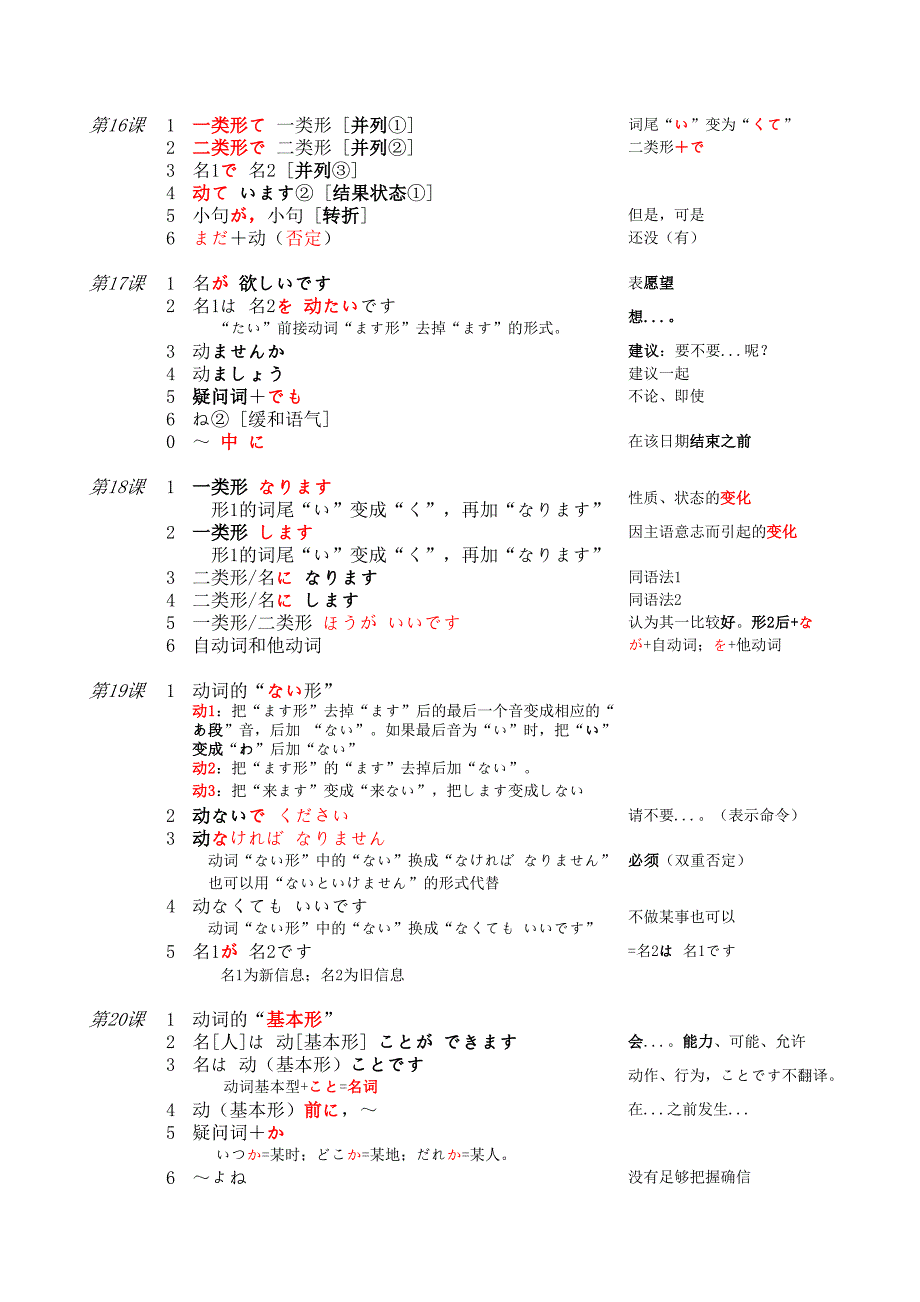 新版标准日本语初级语法_第4页