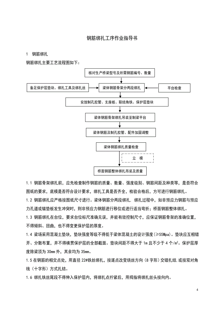 铁路T梁场钢筋绑扎作业指导书_第1页