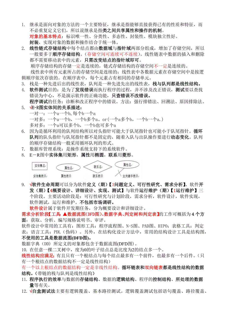 全国计算机等级考试二级c语言公共基础知识点记忆 状元重点知识笔记 掌握必过_第1页