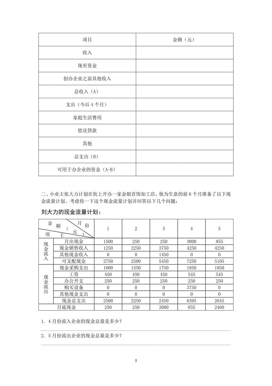 创业知识竞赛试题题库_第5页