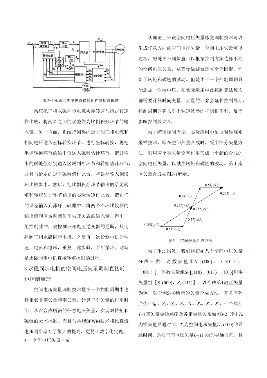 基于直接转矩控制的永磁同步电机毕业论文_第4页