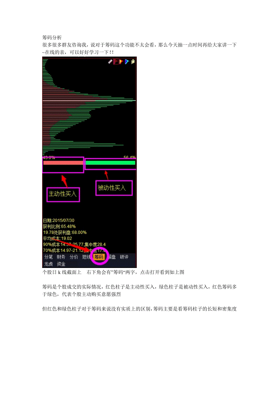 K线筹码分析实际案例_第1页