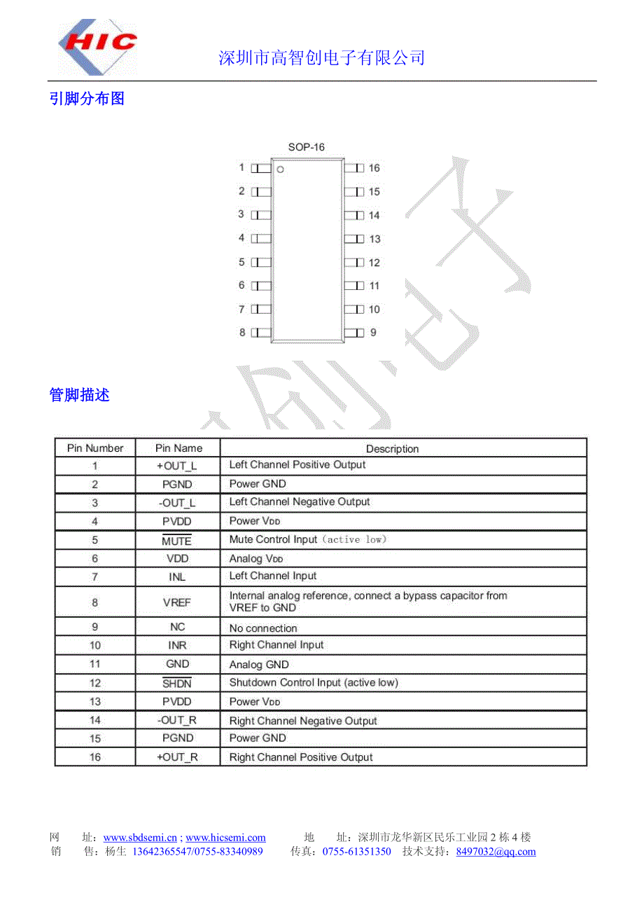 双声道3w功放md4203规格及使用说明_第4页