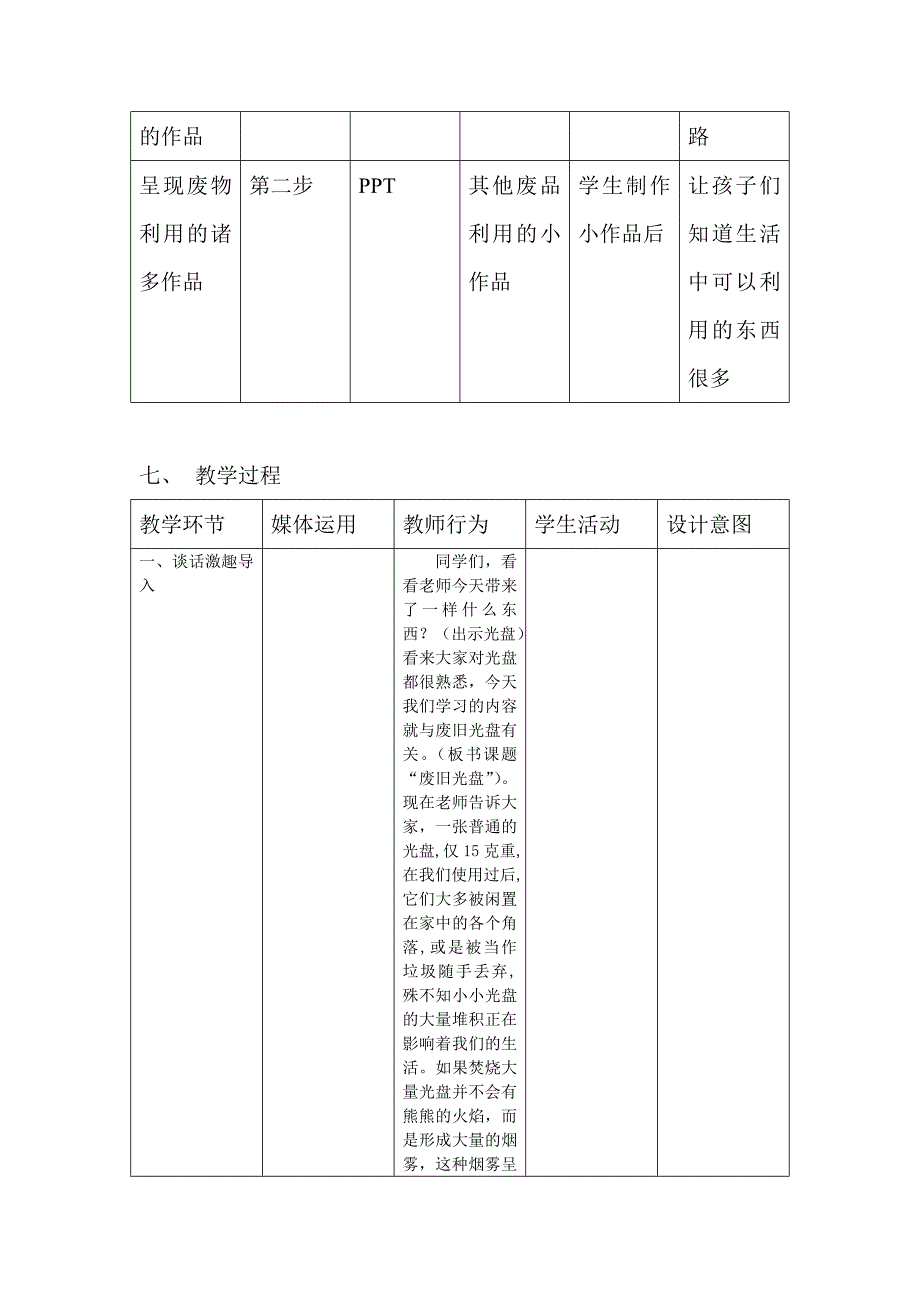 劳技课教学设计_第4页