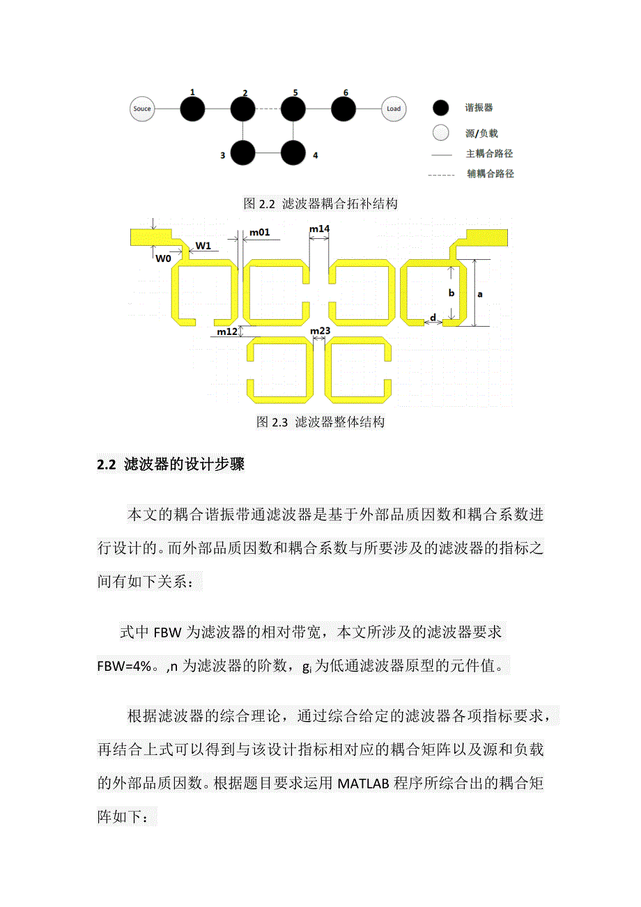 平面带通滤波器设计_第3页