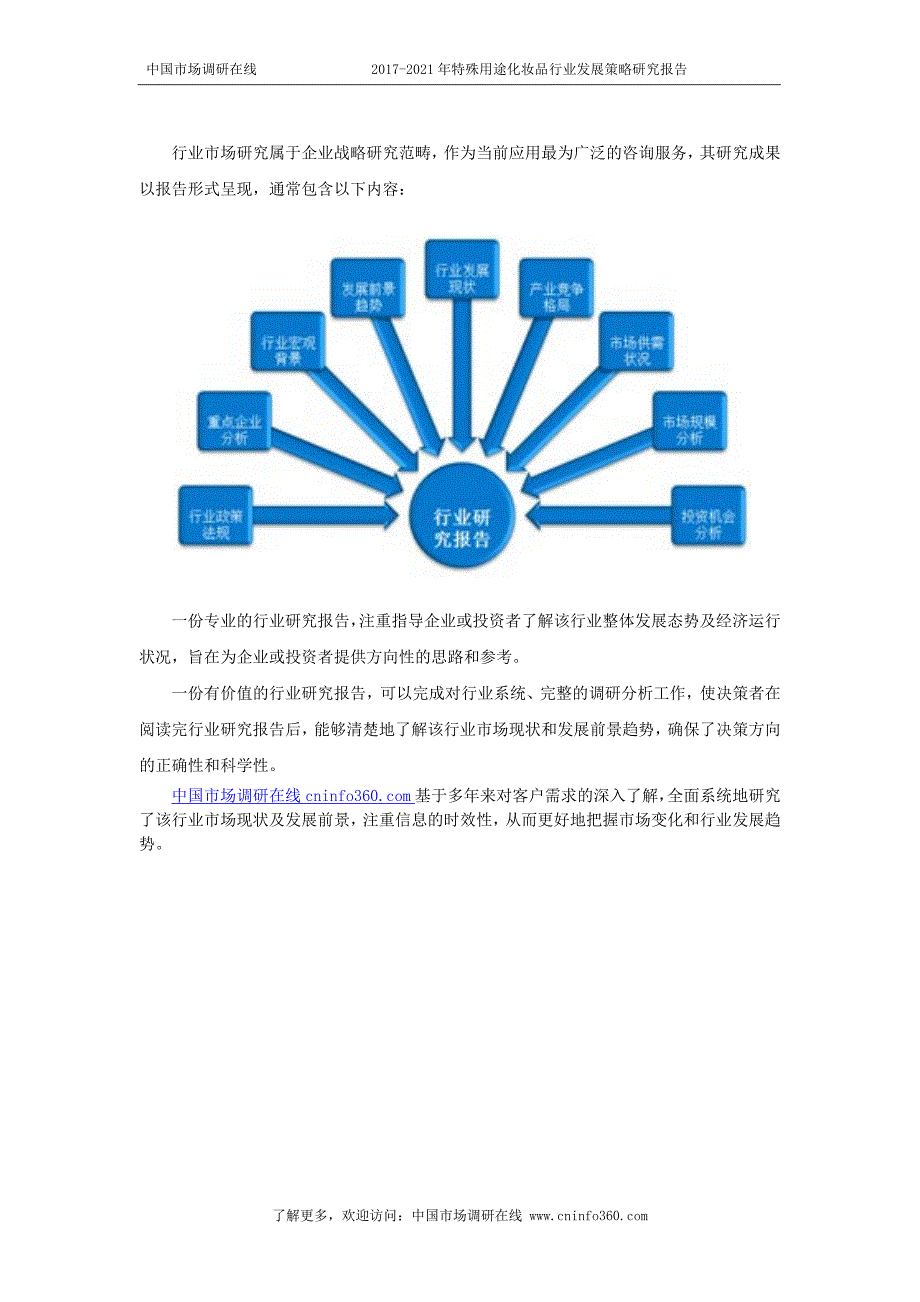 2018年特殊用途化妆品行业发展策略研究报告参考目录_第2页