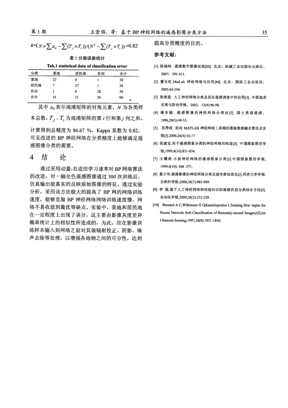 基于bp神经网络的遥感影像分类方法_第4页