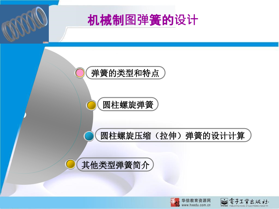 机械制图弹簧的设计_第1页