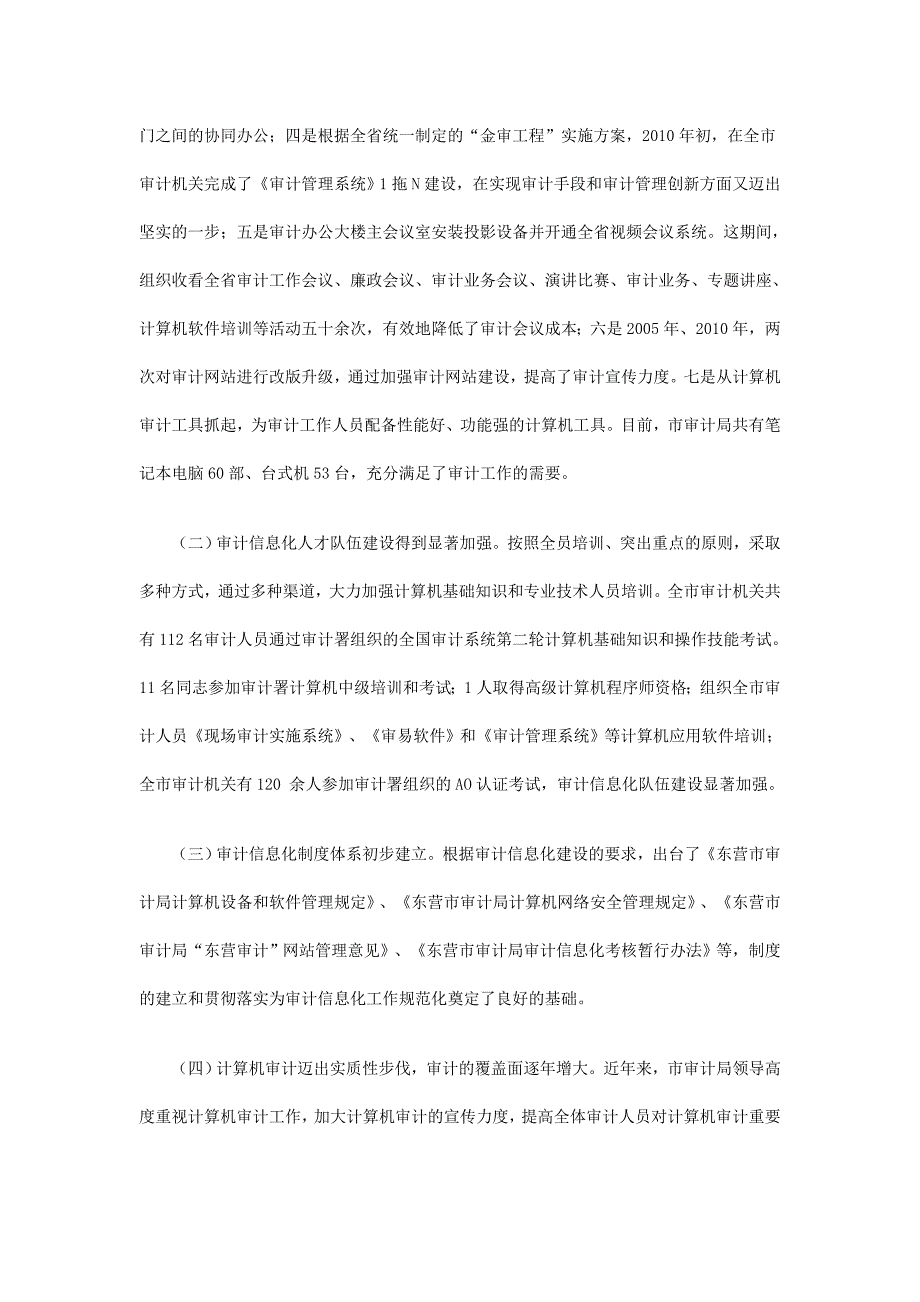 审计局审计信息化规划_第2页