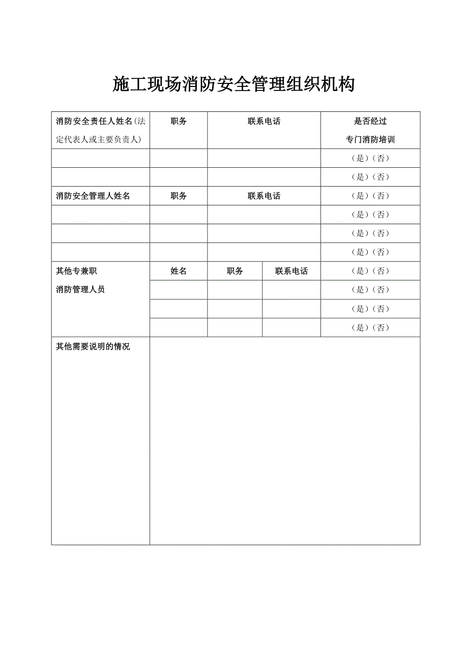 建设工程施工现场消防安全管理档案_第1页