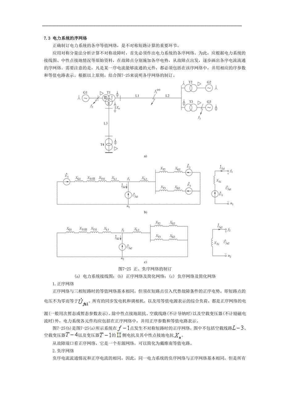 7.3-电力系统的序网络_第1页