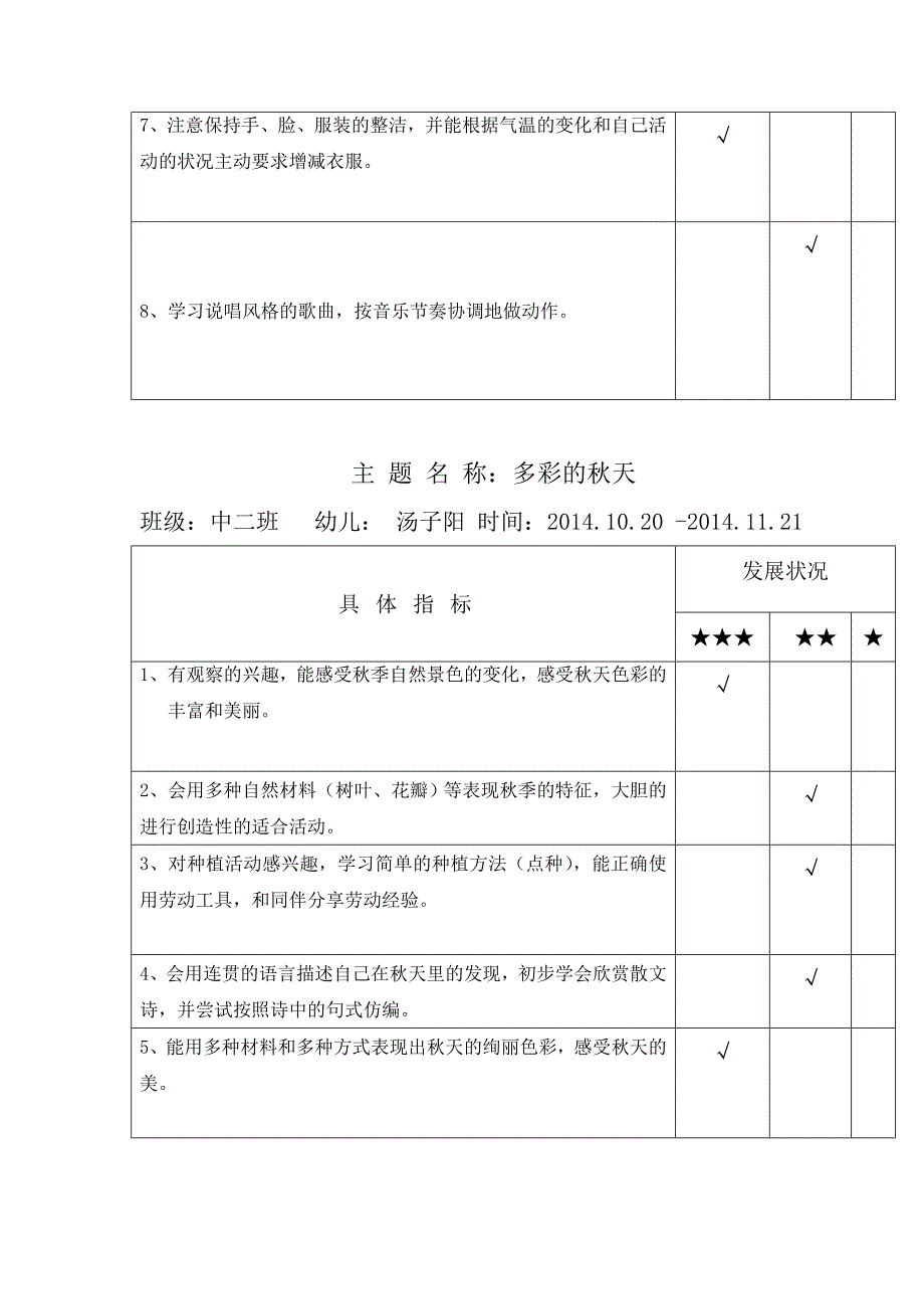 主题四评价-多彩的秋天_第3页