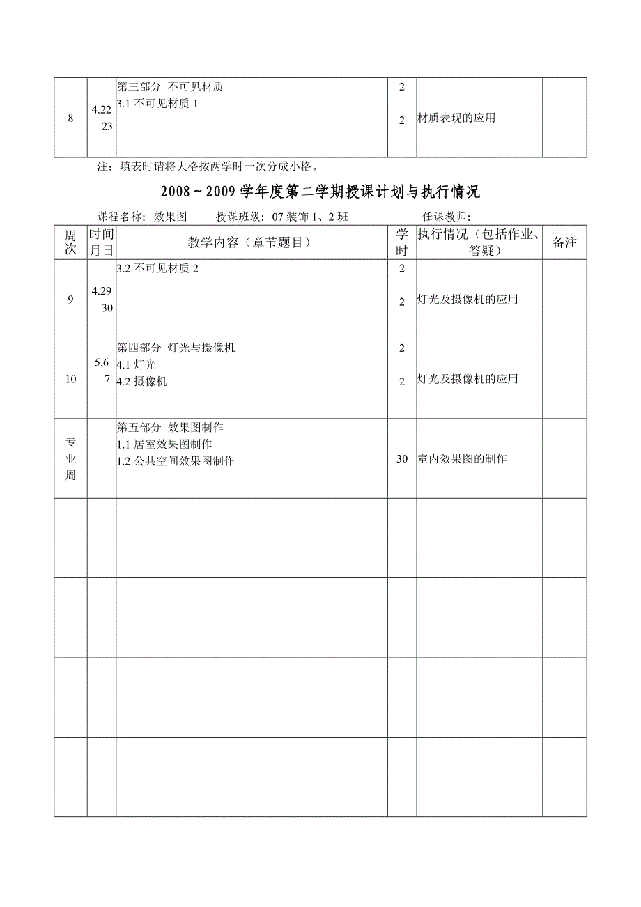 效果图授课计划_第2页