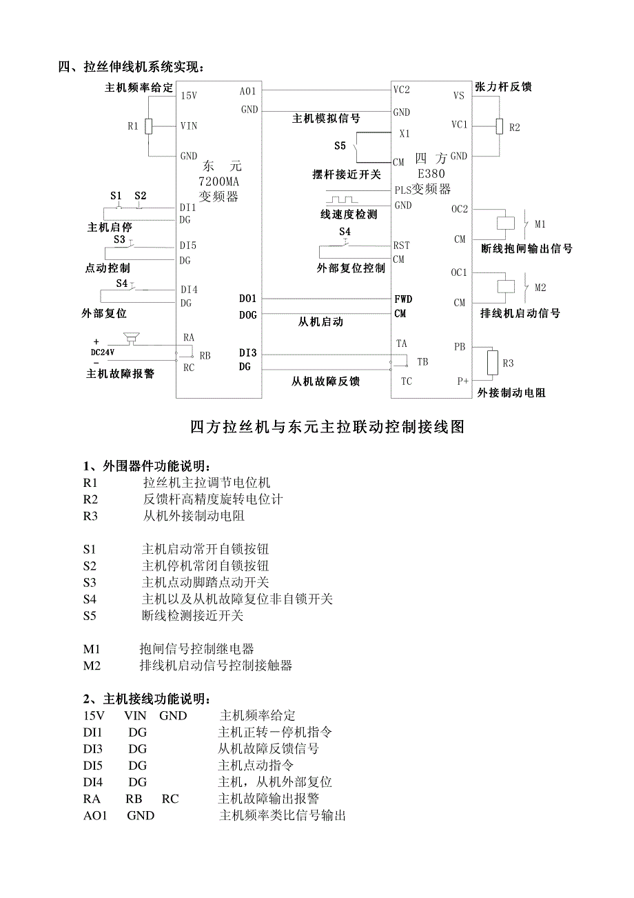 四方E380变频器与东元变频器细拉机上的联动应用_第2页