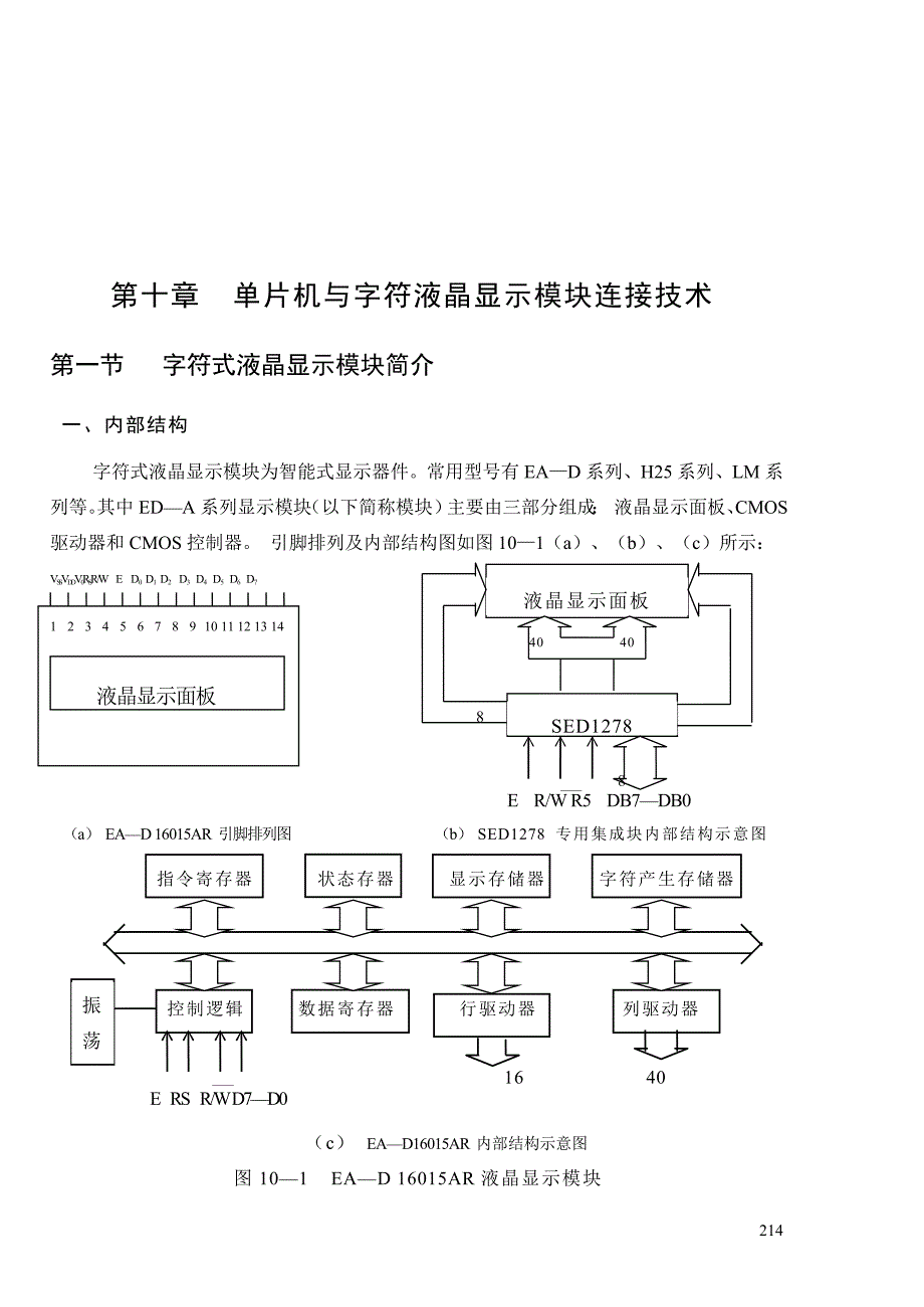 单片机与字符液晶显示模块连接技术_第1页