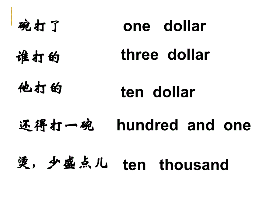 美丽而奇妙的语言——认识汉语1_第4页