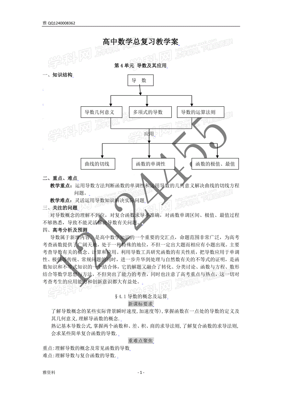 导数及其应用_第1页