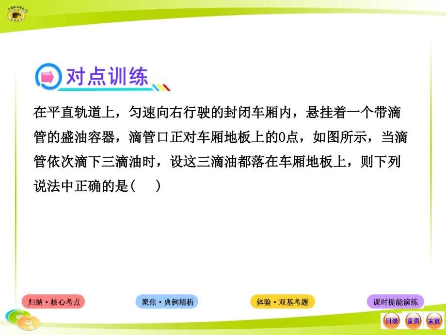 2013版物理全程复习方略配套课件(沪科版)：3.1牛顿第一定律  牛顿第三定律_第5页