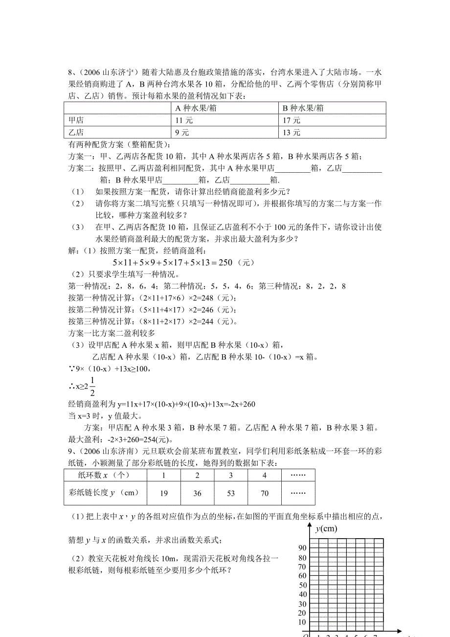 全国中考数学应用题_第5页