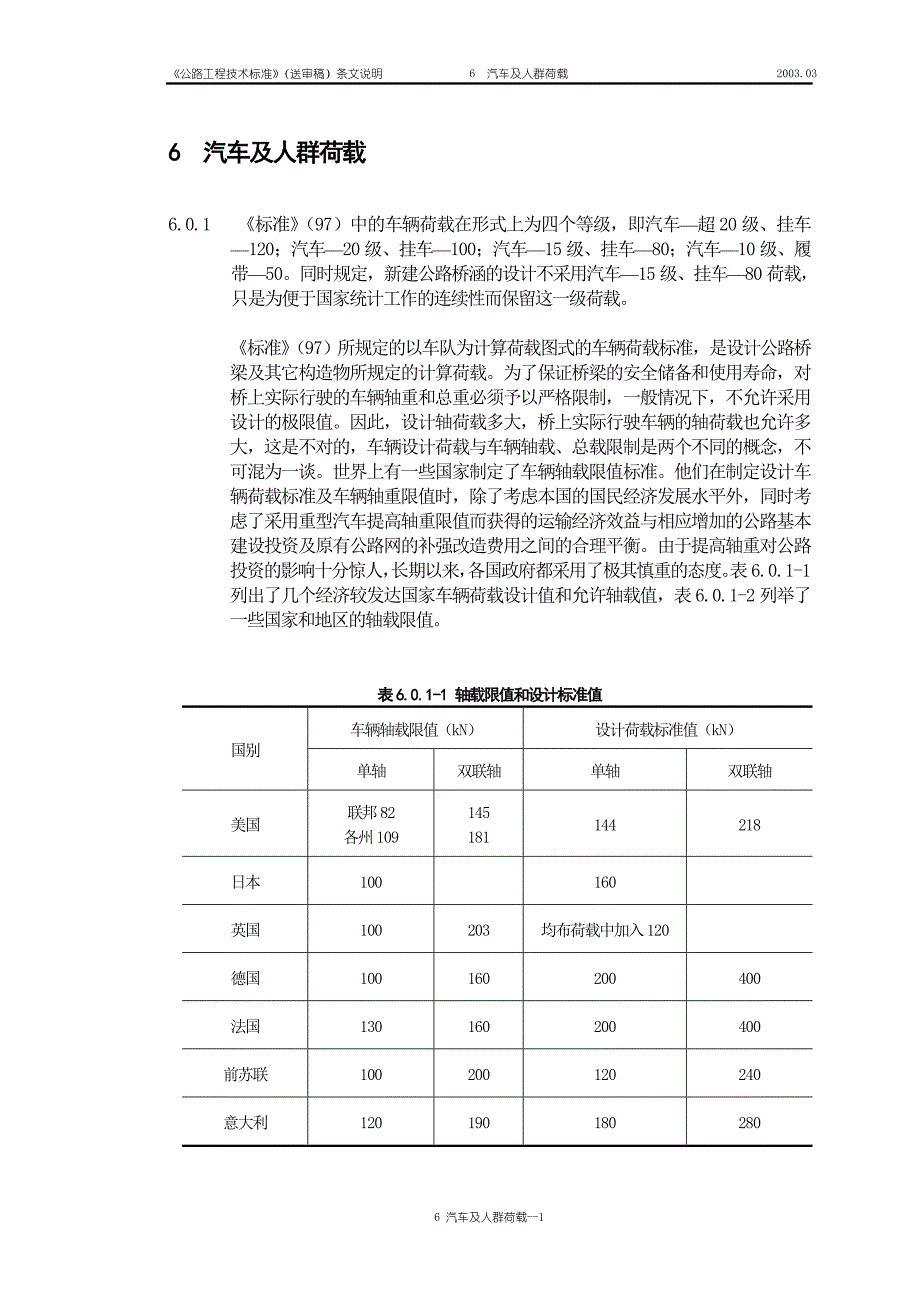 汽车及人群荷载_第1页