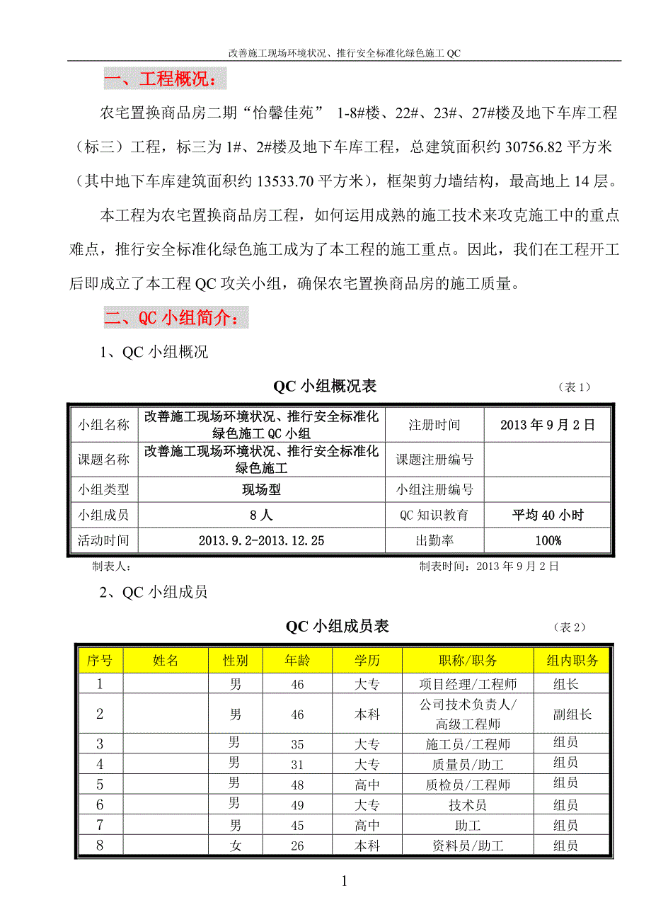 [qc成果]提高建筑工程施工工地绿化率成果汇报_第2页