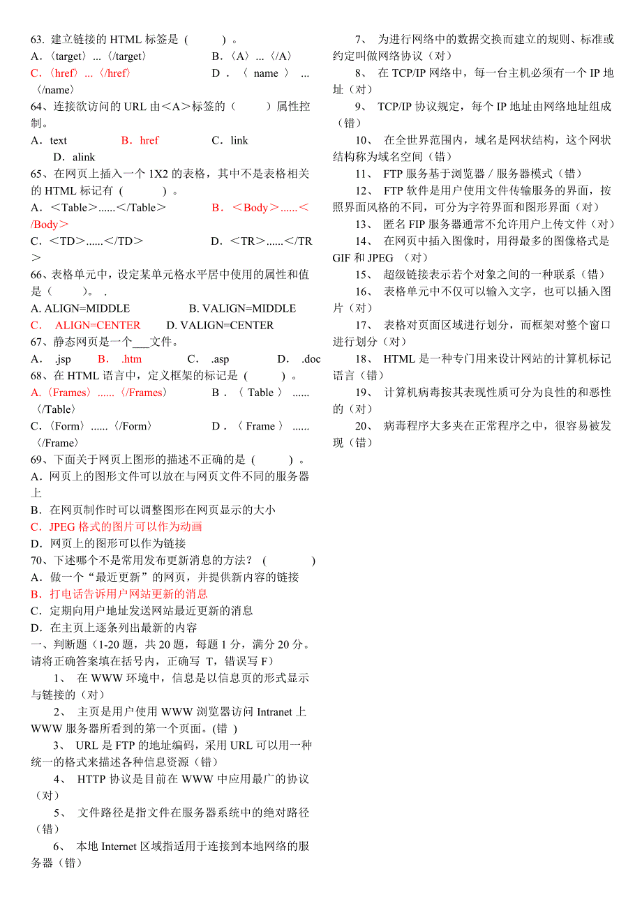 电子商务员题库之一_第3页