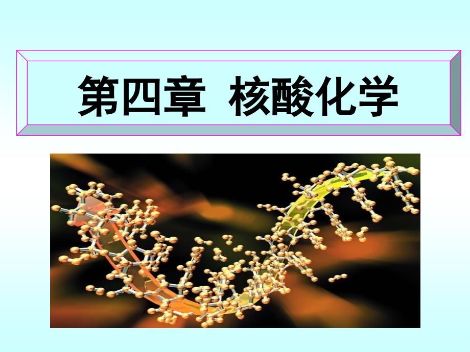 核酸化学(一)_第1页