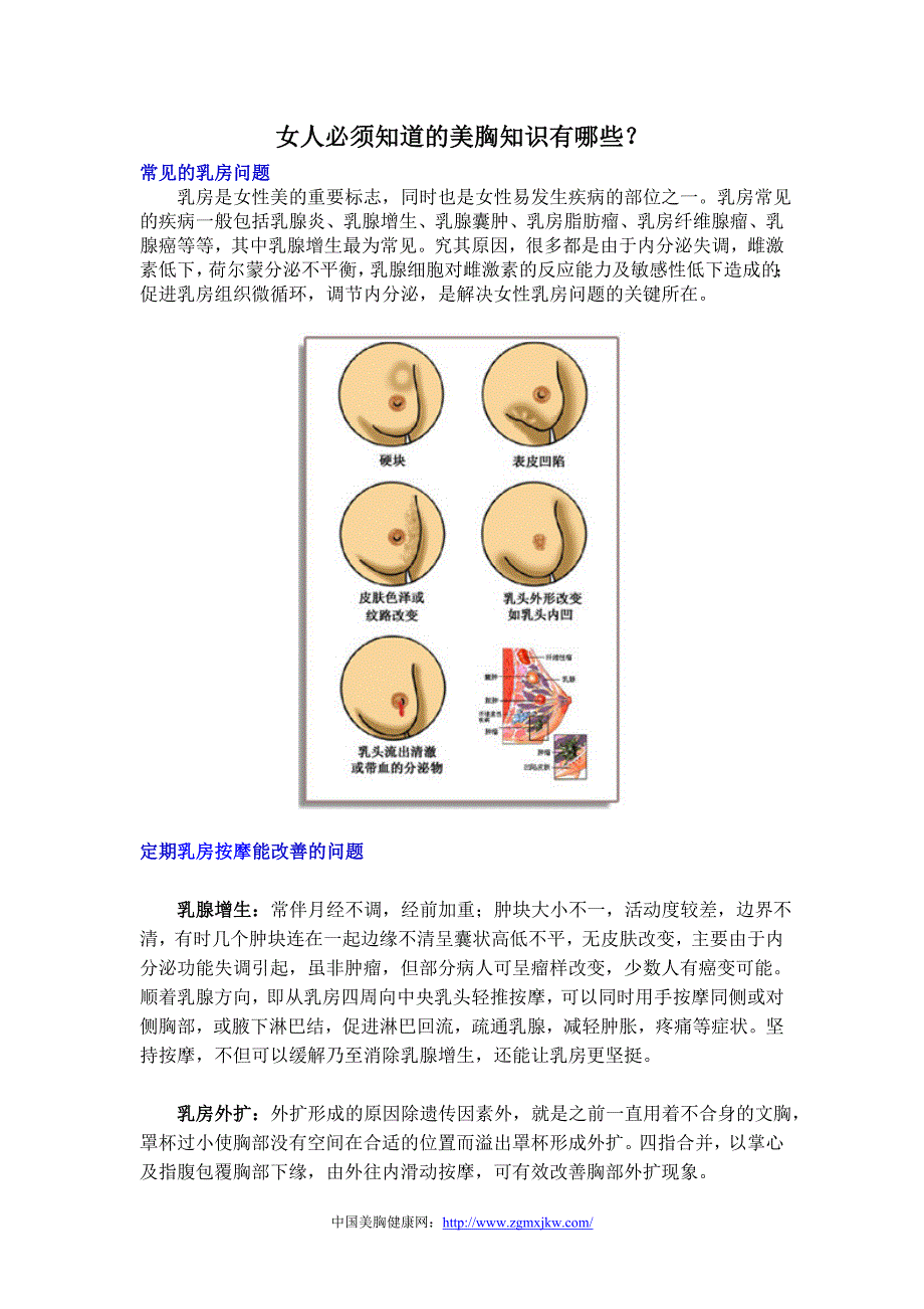 女人必须知道的美胸知识有哪些？_第1页